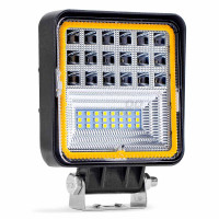 Proiector LED pentru Off-Road, ATV, SSV, cu functie de semnalizare, culoare 6500K, 3360 lm, tensiune 9 - 36V, dimensiuni 110 x 110 mm Proiector LED pentru Off-Road, ATV, SSV, cu functie de semnalizare, culoare 6500K, 3360 lm, tensiune 9 - 36V, dimensiuni 110 x 110 mm