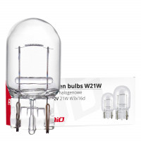 Set 10 becuri cu halogen T20, W21W, W3x16d, 12V Set 10 becuri cu halogen T20, W21W, W3x16d, 12V