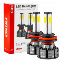 Instalatie LED COB 2Side AMiO, compatibil H9, H9, H11, destinat competitiilor auto sau off-road Instalatie LED COB 2Side AMiO, compatibil H9, H9, H11, destinat competitiilor auto sau off-road