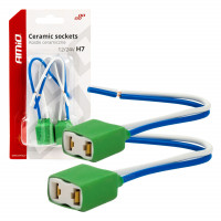 Set 2 mufe ceramice soclu H7, rezistente termic Set 2 mufe ceramice soclu H7, rezistente termic