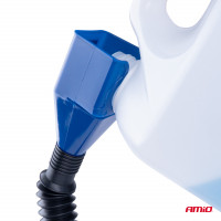 Palnie cu furtun flexibil care faciliteaza turnatul din sticle, rezervoare sau canistre cu diametrul gurii de 20 - 45 mm Palnie cu furtun flexibil care faciliteaza turnatul din sticle, rezervoare sau canistre cu diametrul gurii de 20 - 45 mm
