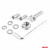 Proiector LED cu Angel Eye model AWL58, pozitie, semnalizare, faza lunga/scurta, pentru Off-Road, ATV, SSV, putere 45W, 8000lm, tensiune 9-36V, dimensiuni 114,5 x 114,5 x 52 mm