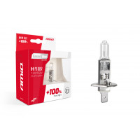 Set becuri cu halogen H1 12V 55W LumiTec SILVER + 100% DUO BOX Set becuri cu halogen H1 12V 55W LumiTec SILVER + 100% DUO BOX