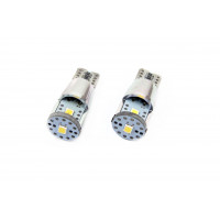 Set becuri auto cu LED CANBUS compatibil T10e W5W 3 SMD ALU Alb 12V/24V, destinat competitiilor auto sau off-road Set becuri auto cu LED CANBUS compatibil T10e W5W 3 SMD ALU Alb 12V/24V, destinat competitiilor auto sau off-road