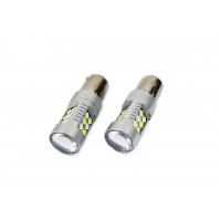 Set becuri auto cu LED CANBUS compatibil P21W BA15S 24 SMD 6.2W Alb 12/24V, destinat competitiilor auto sau off-road Set becuri auto cu LED CANBUS compatibil P21W BA15S 24 SMD 6.2W Alb 12/24V, destinat competitiilor auto sau off-road