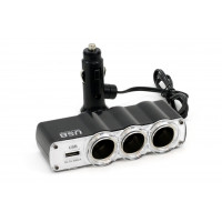 Splitter bricheta auto SOC4 3+1 USB Splitter bricheta auto SOC4 3+1 USB