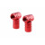 Set capacele auto pentru ventil hexagon rosu 4 buc Set capacele auto pentru ventil hexagon rosu 4 buc