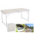 Masa Pliabila din aluminiu cu blat MDF pentru picnic, dimensiune 120 x 60 cm Masa Pliabila din aluminiu cu blat MDF pentru picnic, dimensiune 120 x 60 cm
