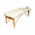 Masa de masaj pliabila, 2 zone, cadru lemn, spuma 5cm, inaltime 55-76cm, piele ecologica, dimensiuni 60x213cm, culoare Crem Masa de masaj pliabila, 2 zone, cadru lemn, spuma 5cm, inaltime 55-76cm, piele ecologica, dimensiuni 60x213cm, culoare Crem