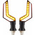 Set 2 lampi Semnalizare Moto, model BUMERANG, cu 2 functii, pozitie si semnalizare, tensiune 12V