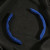 Set 2 ornamente volan finisaj ALCANTARA ALBASTRU, dimensiune universala Set 2 ornamente volan finisaj ALCANTARA ALBASTRU, dimensiune universala