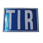Placuta metalica TIR din otel reliefat