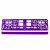 Suport numar inmatriculare din plastic, calitate Premium, culoare VIOLET
