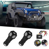 Modul cu 2 telecomenzi Wireless pentru actionare Troliu, destinatie Off-Road, ATV, SSV, QUAD (AVX-T100123-8) Modul cu 2 telecomenzi Wireless pentru actionare Troliu, destinatie Off-Road, ATV, SSV, QUAD (AVX-T100123-8)
