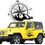 Sticker autoadeziv pentru vehicule Off Road, model 