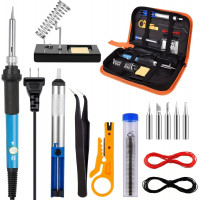 Set Profesional 15 Piese pentru Lipire – Pistol de Lipit, Suport cu Arc, Varfuri Interschimbabile, Pompa cositor, Penseta si Accesorii Complete in Husa Portabila Set Profesional 15 Piese pentru Lipire – Pistol de Lipit, Suport cu Arc, Varfuri Interschimbabile, Pompa cositor, Penseta si Accesorii Complete in Husa Portabila