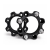 Set 2 buc. Distantiere Roti ATV din Aluminiu Forjat, grosime 50mm, distanta prezoane 4 x 136mm, gaura centrare 120mm, piulite M12 x 1,5