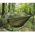 Hamac turistic din nylon cu plasa de tantari, culoare verde, dimensiuni 260 cm x 140 cm