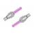 Set 2 Capace Valva cu LED Roz, cu senzor de lumina si miscare Set 2 Capace Valva cu LED Roz, cu senzor de lumina si miscare