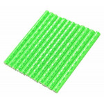 Set 12 ornamente din material reflectorizant pentru spite bicicleta, culoare verde