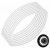 Set 16 ornamente Reflectorizante pentru jante auto, moto, culoare Argintiu