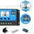Controler/Regulator de incarcare panou solar, 12 - 24V, 20A, mini dual USB