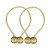 Bratara magnetica de prindere perdele/draperii, model GOLDEN BALLS Bratara magnetica de prindere perdele/draperii, model GOLDEN BALLS