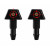Set 2 diuze spalare parbriz Universale, culoare Neagra