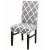 Husa universala pentru scaune clasice, model ROMB, culoare GRI + ALB Husa universala pentru scaune clasice, model ROMB, culoare GRI + ALB