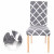Husa universala pentru scaune clasice, model ROMB, culoare GRI + ALB Husa universala pentru scaune clasice, model ROMB, culoare GRI + ALB