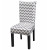 Husa universala pentru scaune clasice, model WAVE, culoare GRI + ALB