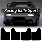 Set 4 Aparatori Noroi SPORT din cauciuc pentru autoturisme, universale,  model Blank, dimensiune 30 x 23cm