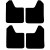 Set 4 Aparatori Noroi SPORT din cauciuc pentru autoturisme, universale,  model Blank, dimensiune 30 x 23cm
