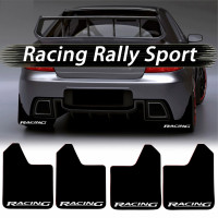 Set 4 Aparatori Noroi SPORT din cauciuc pentru autoturisme, universale,  model Racing, dimensiune 30 x 23cm