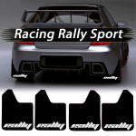 Set 4 Aparatori Noroi SPORT din cauciuc pentru autoturisme, universale,  model Rally, dimensiune 30 x 23cm