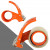 Dispenser, aplicator de banda adeziva cu latimea de 5cm Dispenser, aplicator de banda adeziva cu latimea de 5cm