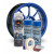 Kit complet reparatie si vopsire jante culoare Albastru Metalizat, V2
