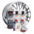 Kit complet reparatie si vopsire jante culoare Crom Metalic, V2