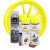 Kit complet reparatie si vopsire jante culoare Galben Fluorescent, V4
