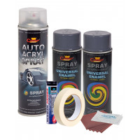 Kit complet reparatie si vopsire jante culoare Gri Inchis, V2 Kit complet reparatie si vopsire jante culoare Gri Inchis, V2