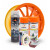 Kit complet reparatie si vopsire jante culoare Orange Fluorescent, V2 Kit complet reparatie si vopsire jante culoare Orange Fluorescent, V2