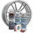 Kit complet reparatie si vopsire jante culoare Argintiu Metalizat, V2