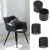 Set 4 buc. protectii anti-zgarieturi picioare scaun, diametru 22mm, culoare neagra Set 4 buc. protectii anti-zgarieturi picioare scaun, diametru 22mm, culoare neagra