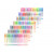 Set 140 piese, Pixuri cu gel multicolor cu sclipici (glitter)