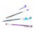 Set 140 piese, Pixuri cu gel multicolor cu sclipici (glitter)