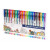 Set 25 piese, Pixuri cu gel multicolor cu sclipici (glitter)