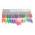 Set 50 piese, Pixuri cu gel multicolor cu sclipici (glitter) Set 50 piese, Pixuri cu gel multicolor cu sclipici (glitter)