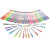 Set 50 piese, Pixuri cu gel multicolor cu sclipici (glitter) Set 50 piese, Pixuri cu gel multicolor cu sclipici (glitter)