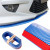 Protectie spoiler, prelungire bara fata/spate din cauciuc, culoare CARBON Albastru Protectie spoiler, prelungire bara fata/spate din cauciuc, culoare CARBON Albastru