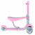 Tricicleta + Trotineta + Skateboard (3in1) roti iluminate LED - ROZ Tricicleta + Trotineta + Skateboard (3in1) roti iluminate LED - ROZ